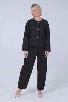 Жакет 41-25-1 черный Super Flax