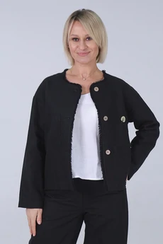 Жакет 41-25-1 черный Super Flax