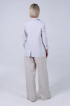 Жакет 42-25-1 серо-голубой Super Flax