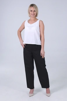 Брюки 61-25-2 черный Super Flax
