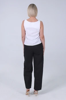 Брюки 61-25-2 черный Super Flax