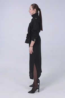 Юбка 71-25-1 черный Super Flax