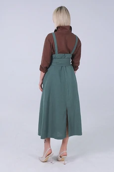 Сарафан 81-25-1 зеленый Super Flax