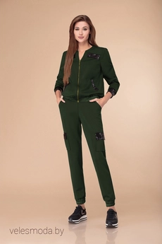 Спортивный костюм 1291 зеленый Svetlana Style