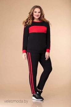 Спортивный костюм 1295 красный Svetlana Style