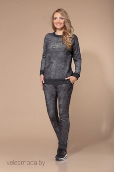Спортивный костюм 1296 серебро Svetlana Style