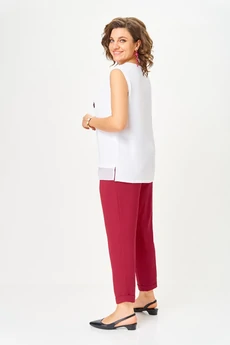 Костюм брючный 1527 марсала Svetlana Style