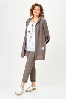 Костюм брючный 1527 мокко Svetlana Style