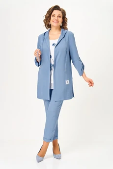 Костюм брючный 1527 индиго Svetlana Style
