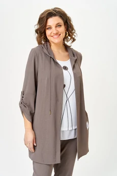 Костюм брючный 1527 мокко Svetlana Style