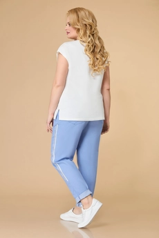 Костюм брючный 1569 голубой Svetlana Style