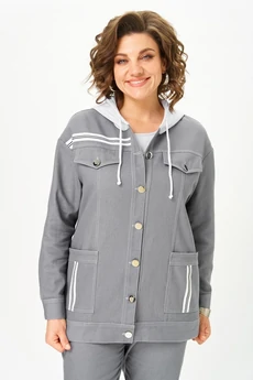 Костюм брючный 1569 серый Svetlana Style