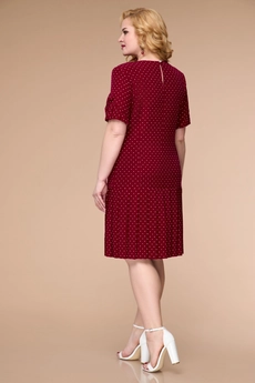 Платье 1625 бордовый Svetlana Style