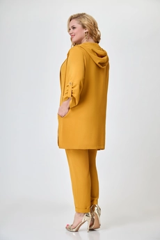 Костюм брючный 1633 горчичный Svetlana Style