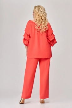Костюм брючный 1656 коралл Svetlana Style