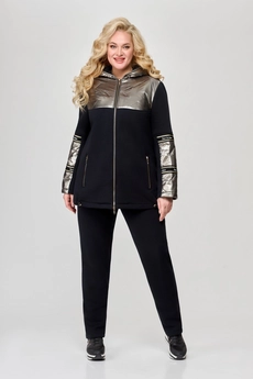 Спортивный костюм 1657 черный Svetlana Style