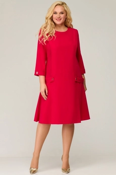 Платье 1675 красный Svetlana Style