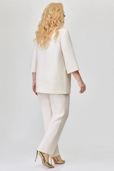 Костюм брючный 1680 молочный Svetlana Style