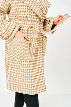 Пальто 1687 бежевый Svetlana Style