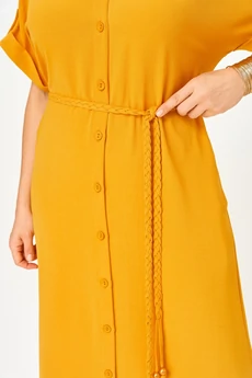 Платье 1699 горчица Svetlana Style