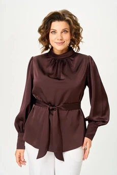 Блузка 1734 шоколад Svetlana Style