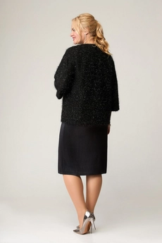 Костюм с платьем 1764 черный Svetlana Style