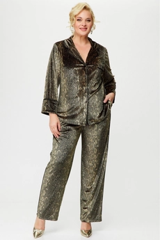 Костюм брючный 1767 бархат Svetlana Style
