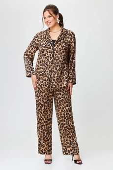 Костюм брючный 1767 леопард Svetlana Style