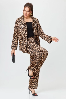 Костюм брючный 1767 леопард Svetlana Style