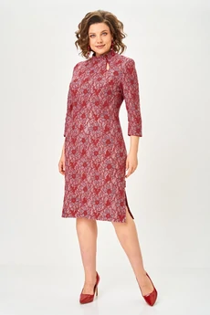 Платье 1910 красный Svetlana Style