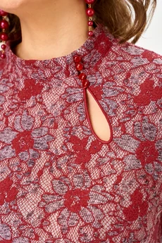 Платье 1910 красный Svetlana Style