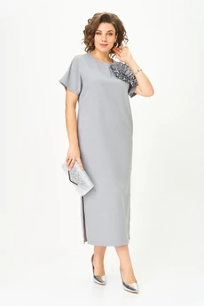 Платье 1928 серый Svetlana Style