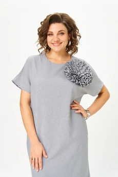 Платье 1928 серый Svetlana Style