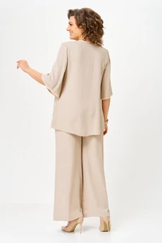 Костюм брючный 1933 бежевый Svetlana Style