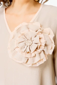 Костюм брючный 1933 бежевый Svetlana Style