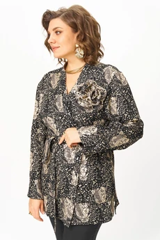 Жакет 2018 рыжий леопард Svetlana Style