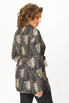 Жакет 2018 рыжий леопард Svetlana Style