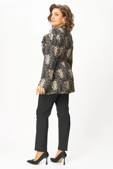 Жакет 2018 рыжий леопард Svetlana Style