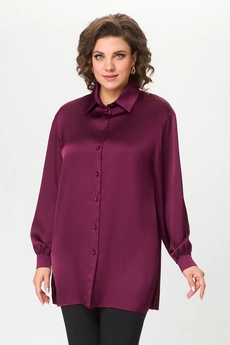 Блузка 2019 бордо Svetlana Style