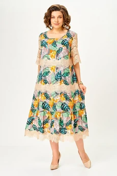 Платье 2045 листики Svetlana Style