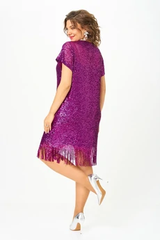 Платье 2046 фиолетовый Svetlana Style