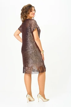 Платье 2046 шоколад Svetlana Style