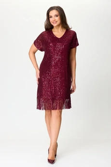Платье 2046 бордо Svetlana Style