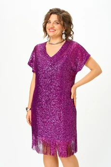 Платье 2046 фиолетовый Svetlana Style