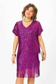 Платье 2046 фиолетовый Svetlana Style
