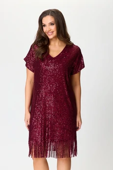 Платье 2046 бордо Svetlana Style