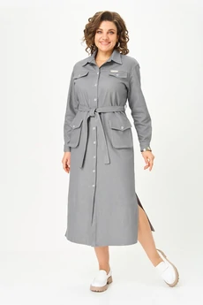 Платье 2101 серый Svetlana Style