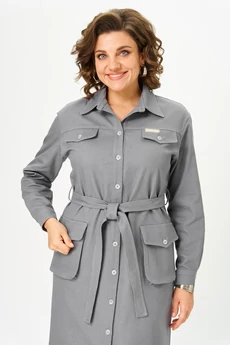 Платье 2101 серый Svetlana Style