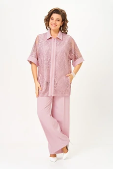 Костюм брючный 2119 розовый Svetlana Style