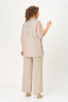 Костюм брючный 2119 бежевый Svetlana Style